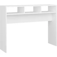 vidaXL Beistelltisch Konsolentisch Weiß 105x30x80 cm Holzwerkstoff (1-St)