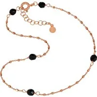 SilberDream Fußkette mit Anhänger SilberDream Fußkette 333er rosegold Damen, Damen Fußkette aus 925 Sterling Silber, vergoldet (Roségold 333), Farb
