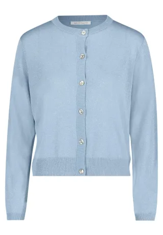 Betty & Co - Klassische Strickjacke blau - Gr. - 40
