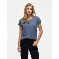 Vila Rundhalsshirt VIDREAMERS NEW PURE T-SHIRT/SU-NOOS Baumwollmischung, regular fit
