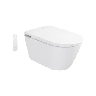 VitrA V-Care 3.0 Prime Dusch-Wand-WC mit Vortex-Spülung ohne Spülrand 38 x 60 x 41 cm,7777B403-6399 7777B403-6399