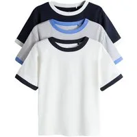 The Set T-Shirt The Set Oversized Fit Kurzarm-T-Shirts, 3er-Pack (3-tlg)