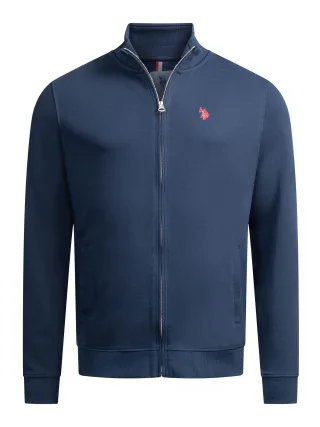 U.S. POLO ASSN. Herren Sweatjacke USKiian aus Baumwolle mit Reißverschluss