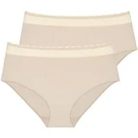 Triumph Midislip Feel of Modal Midi (Set) Spitzenbündchen, hohe Taille, im 2er Pack