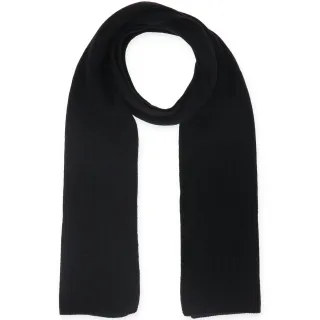 Halsüberkopf Accessoires - 180x28 Schal Rippe schwarz - Gr. - OS