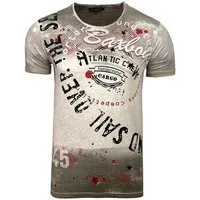 Baxboy T-Shirt Baxboy T-Shirt mit extravagantem Atlantic Crew Druck B-106
