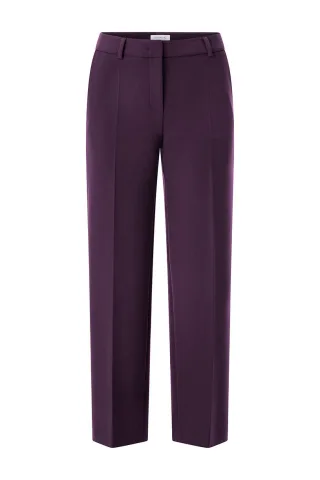 Rich & Royal - Cropped Wide Leg mulberry - Gr. - 36