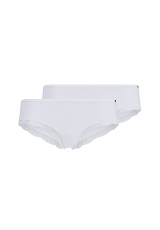 SKINY - Skiny Damen Cheeky Panty Doppelpack Classicotton white - Gr. - 40