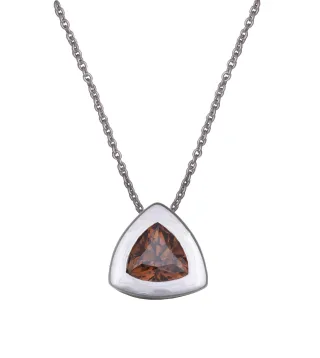 Orphelia Damen-Kette aus 925er Sterlingsilber mit Anhänger – Silber ZH-4567