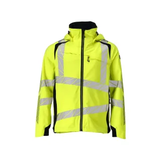 MASCOT Herren Hard Shell Jacke ACCELERATE SAFE Hi-vis Gelb / Schwarzblau L - 19001-449-17010-L