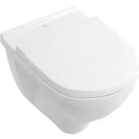 Villeroy & Boch WC-Komplettset O-novo spülrandlos inkl. WC Sitz weiß 5660HR01