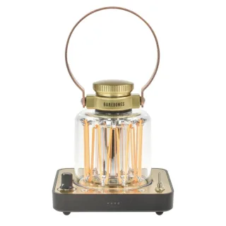 LED Laterne dimmbar Kerzenflackermodus Metall messing 11x12cm | Barebones Akku Tischleuchte für eine stimmungsvolle Atmosphäre im Garten und Haus.