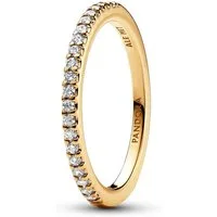 Pandora Fingerring Damen-Funkelndes Band Goldfarben