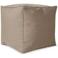 Green Bean Sitzsack Sitzsack-Hocker Pouf Cube 40x40x40cm (Hocker 40x40x40cm mit EPS-Perlen Füllung, Fußhocker Fußkissen Sitz-Pouf für Sitzsäcke), Bodenkissen für Kinder und Erwachsene - Sitzkissen Sitzhocker