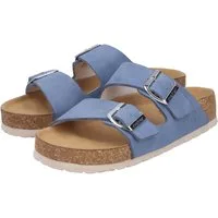 Rieker Pantolette Sommerschuh, Strandschuh, Hausschuh mit verstellbaren Schnallen
