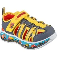 Skechers PLAY SCENE SPLASH Sandale Badeschuh mit bunter Sohle, Größenschablone zum Download