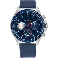 Tommy Hilfiger Multifunktionsuhr CLARK 1792209, Quarzuhr, Armbanduhr, Herrenuhr, Lederarmband, analog