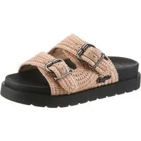 Buffalo RAYA ARI Sandale Sommerschuh, Mules, Strandschuh, Schlupfschuh in Ethno-Optik