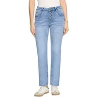 Cartoon Boyfriend-Jeans Damen im Vintage-Look