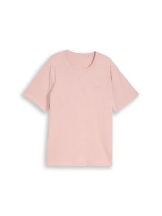 Tom Tailor - Plus Size - T-Shirt in Melange-Optik twinkle pink - Gr. - 4XL