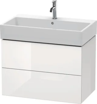 Duravit L-Cube Waschtischunterbau wandhängend Weiß Hochglanz 784x459x544 mm - LC627708585 LC627708585