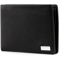 PORSCHE Design Geldbörse H10 Herren Portemonnaie mit Karten & Münzfach, Carbon & Silber-Emblem, inkl. Geschenkbox