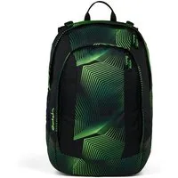 Satch Schulranzen Schulrucksack AIR Seismic Green (1 Stück), Schulranzen, ergonomisch, Laptop-Fach, Your-Size-System