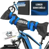 LuxusKollektion Lenker-Schutzhülle 2er Pack Lenkerschutzhülle wasserfest 300D-Oxford-Gewebe 94,5x24,5cm