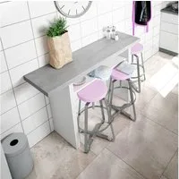 habeig Küchentisch Esszimmertisch Esstisch Klapptisch Tisch Küche klappbar weiß 120x70cm, aufklappbar