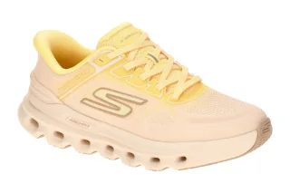 Skechers 129800 NAT Beige GO RUN GLIDE STEP ARCH FIT Damen Sportschuhe