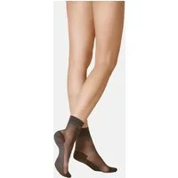 KUNERT Basicsocken Cotton Sole 20 (1-Paar) Transparente Söckchen mit Baumwoll-Sohle