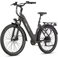 TTGO E-Bike Cityrad 28 Zoll, 110km, mit Federsattelstütze, Elektrofahrrad für Damen Herren, 7 Gang Shimano, Kettenschaltung, Heckmotor, 648 Wh, Komfort E-Bike mit Tiefeinstieg & Hydraulikbremsen
