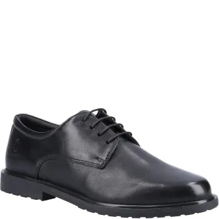 Hush Puppies Womens/Ladies Verity Plain Leder Oxfords (Schwarz)