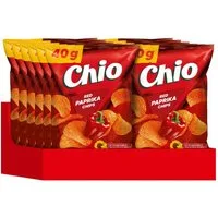 Chio Knabberei, Chio Red Paprika Chips glutenfrei vegetarisch vegan 40g 12er Pack