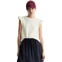 Marc O'Polo DENIM T-Shirt aus Material-Mix