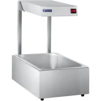 Royal Catering Speisenwärmer Wärmebrücke 500 W 20 l Pommeswärmer GN 1/1 Edelstahl Halogen 80 °C