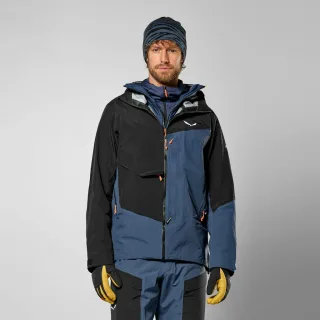 SALEWA - Sella Free 3 Layers Powertex Jacke Herren - Schwarz (Gr.46)