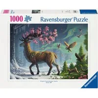 Ravensburger Puzzle Der Hirsch als Frühlingsbote, 1000 Puzzleteile, Made in Germany