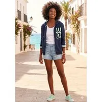 KangaROOS Kapuzensweatjacke mit Neon-Details