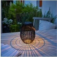 Northpoint LED Laterne Solar LED Laterne mit Farbwechsel für Garten und Balkon