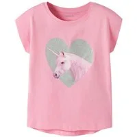 Name It T-Shirt NMFVOTIA CAPSL TOP Baumwolle, loose fit