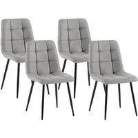CLP Esszimmerstuhl Antibes Stoff (4er Set), mit Stoffbezug, bis 150 kg