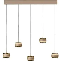 Neuhaus PURE LED Pendelleuchte PURE Falling Rings, CCT - über Fernbedienung, LED fest integriert, warmweiß - kaltweiß, Comfort Lift, CCT, dimmbar, Fernbedienung, Timer