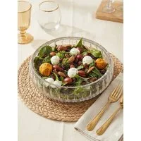 EKA Salatschüssel Glas Salat Bowl