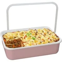 Honeyware Frischhaltedose Color Line, Emaille, Kunststoff, (1-tlg), geeignet zum Kochen, Backen, Servieren, Aufbewahren und Einfrieren