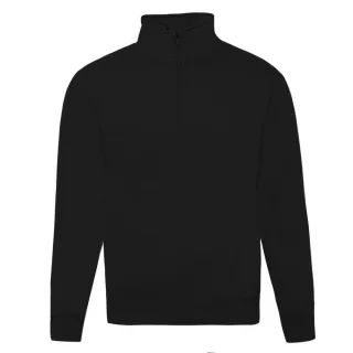 Russell - "Authentic" Sweatshirt mit kurzem Reißverschluss für Herren (Schwarz)