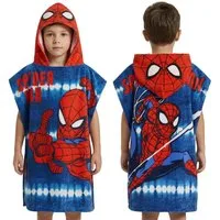 MARVEL Badeponcho MARVEL Spider-Man Badeponcho Kinder, schnelltrocknend, Baumwolle
