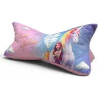 MTOnlinehandel Nackenkissen Unicorn Academy Leseknochen für Kinder 40 x 18 cm, 1-tlg., ergonomische Form zum Lesen, Kuscheln und Entspannen