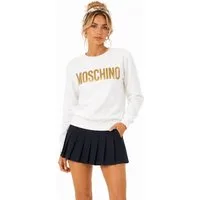 Moschino Sweatshirt Couture! Milano Sweatshirt Premium Pullover Sweater Ikonisches Statement-Piece der Moschino Couture! Kollektion