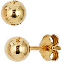 JOBO Paar Ohrstecker Kugel, 333 Gold 5 mm
